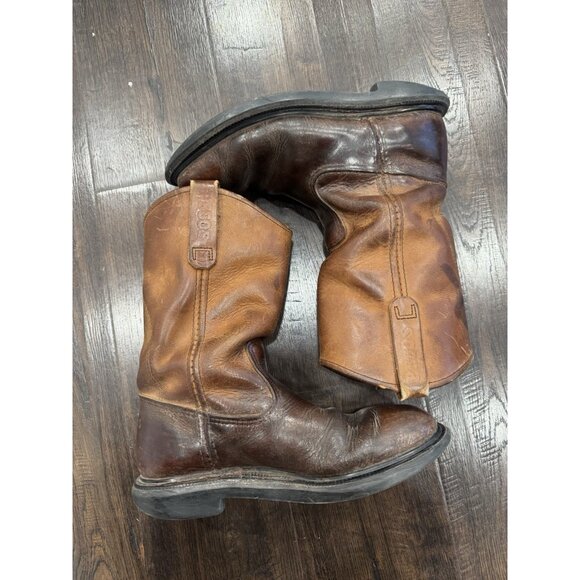 Red Wing Boot Men 7D Supersole Pecos Soft Toe Pull On Leather Made‎ In USA 1105 main image 4